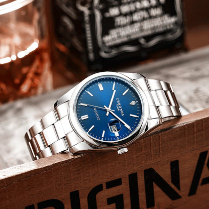 Top Brand Luxury Man Wristwatch Waterproof Luminous Date Men Watches Stainless Steel Quartz Men'S Watch Male Reloj