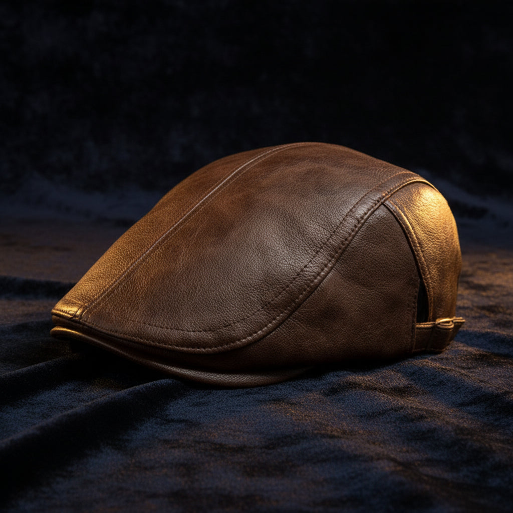 Fashion PU Leather Men Beret Autumn Winter Thicken Warm Women'S Hat Vintage Newsboy Caps Visor Cap Higher Quality Unisex Berets
