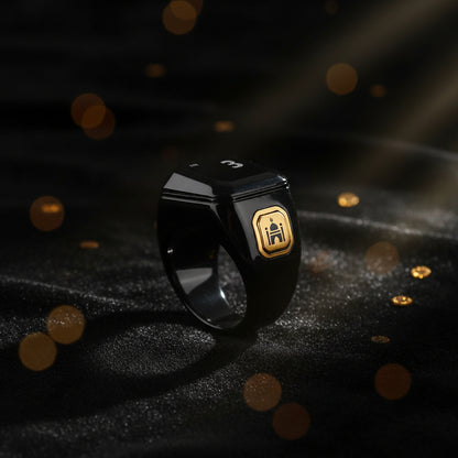 OLED Digital Smart Zikr Ring Counters Bluetooth App Tasbih Tally Counter for Muslims Prayer Time Vibration Reminder Alarm Clock