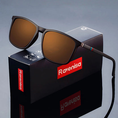 Fashion Square Polarized Sunglasses Man Driving Fishing Luxury Brand Designer UV400 Eyewear